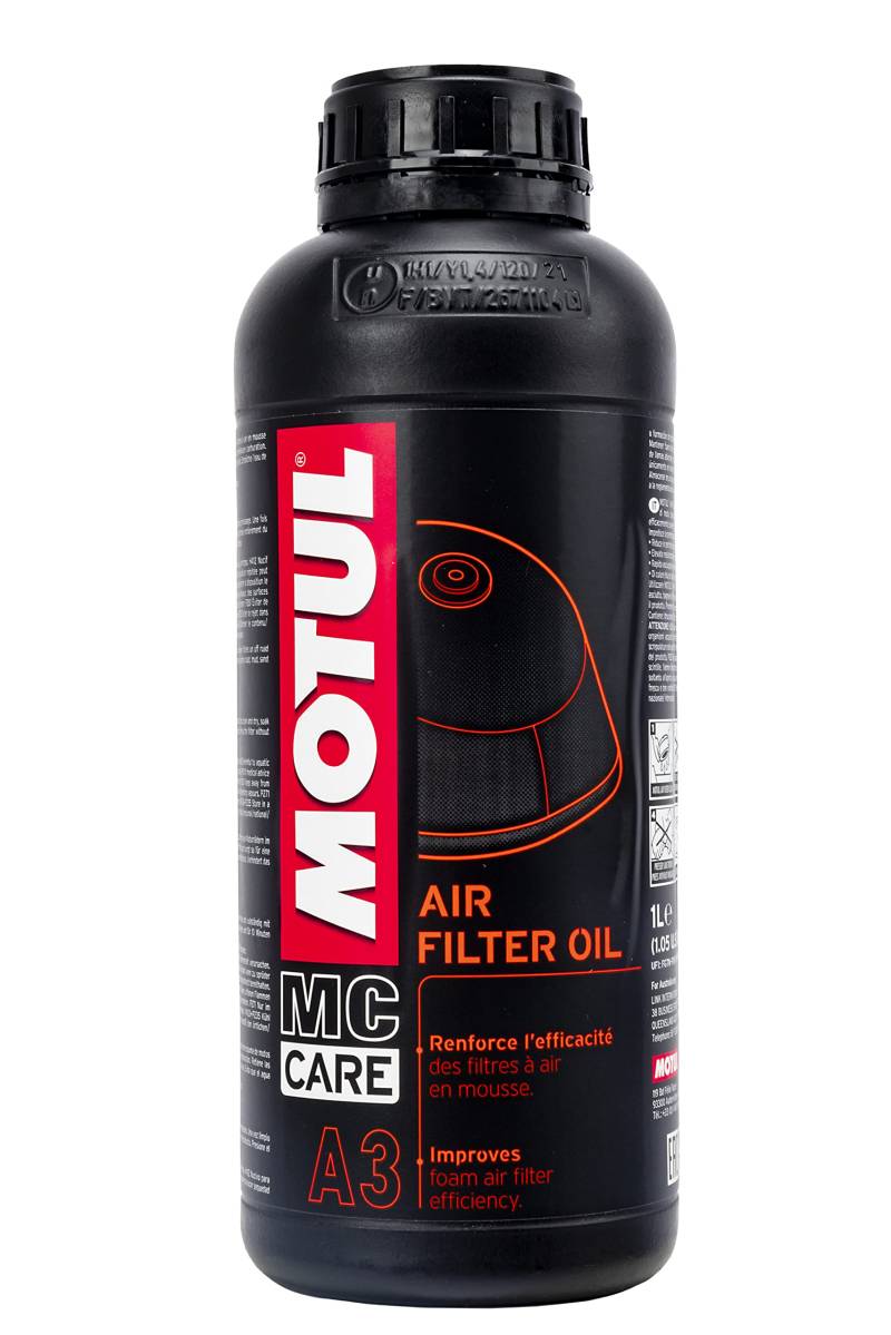 Motul 102987 A3 Air Filter Oil, 1 L 221x117x63.5 von Motul