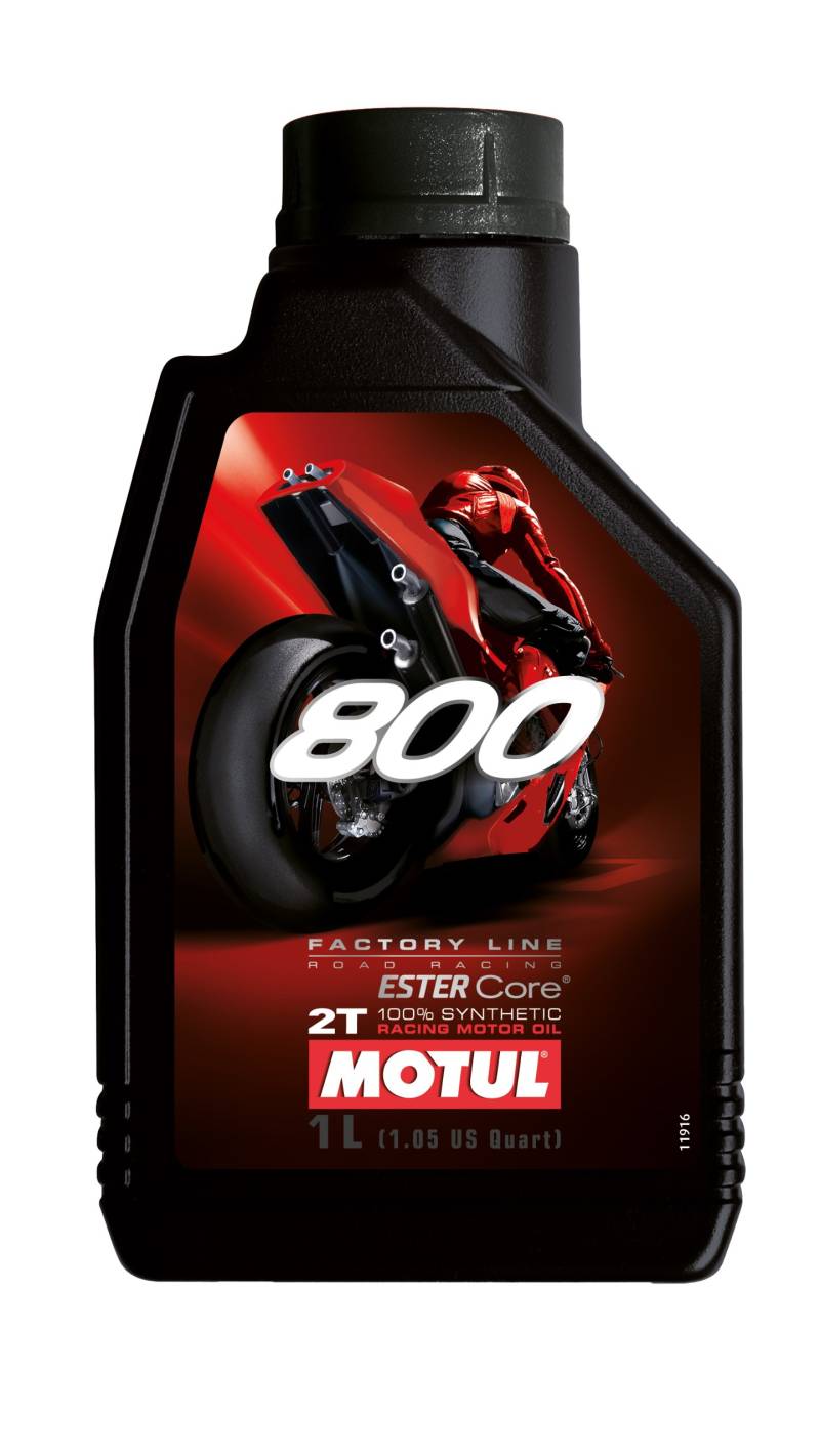 Motul 104041 2T Factory Line Straßenrennen, 1L Volumen, Transparent von Motul