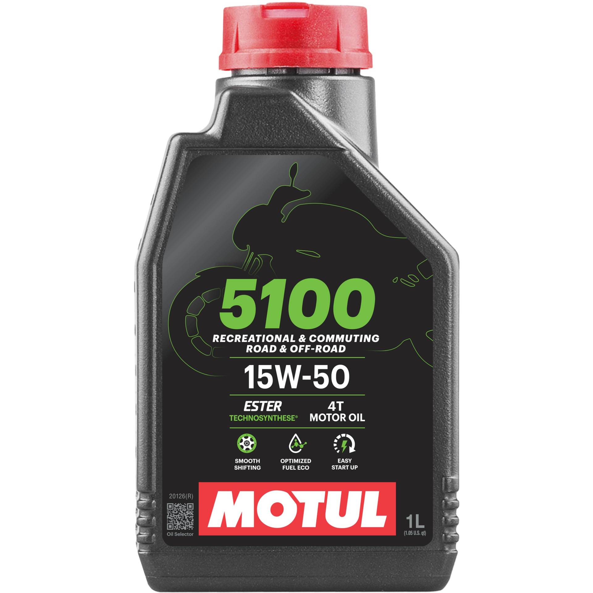 Motul 104080 5100 4T, 15 W-50, 1 L von Motul