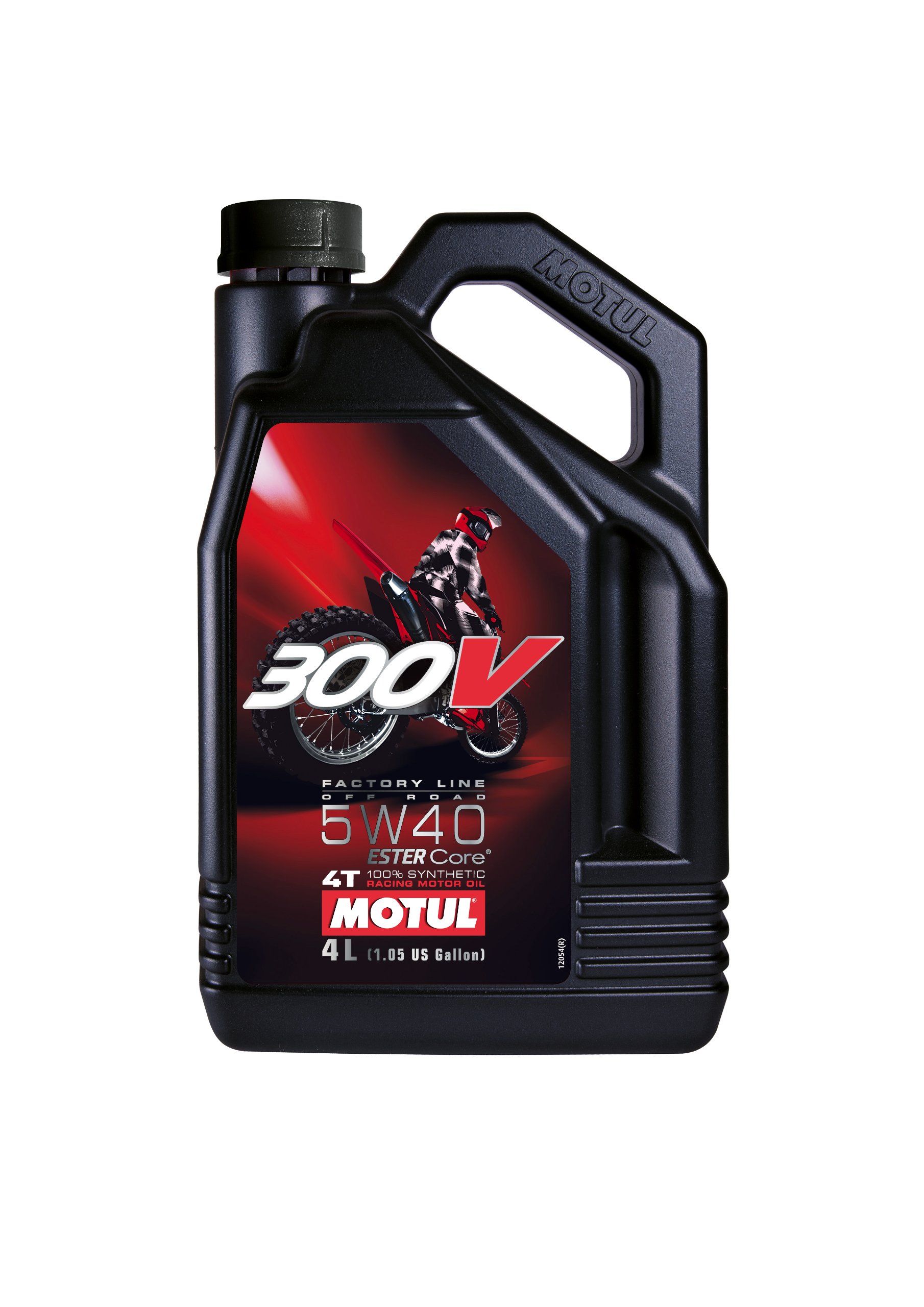 Motul 104135 300V 4T Factory Line Off Road, 5 W-40, 4 L von Motul