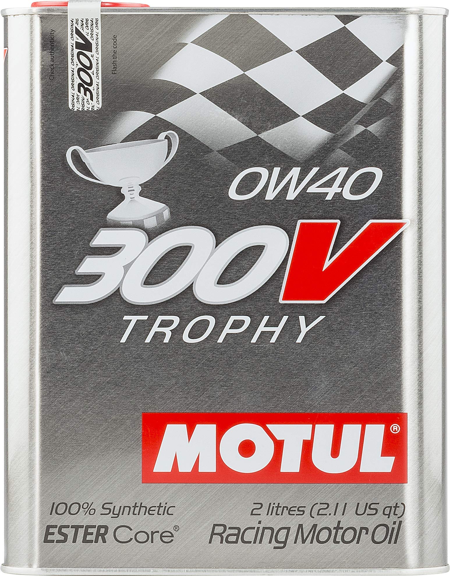 Motul 104240 Motoröl 300 V Trophy 0W-40, 2 L von Motul