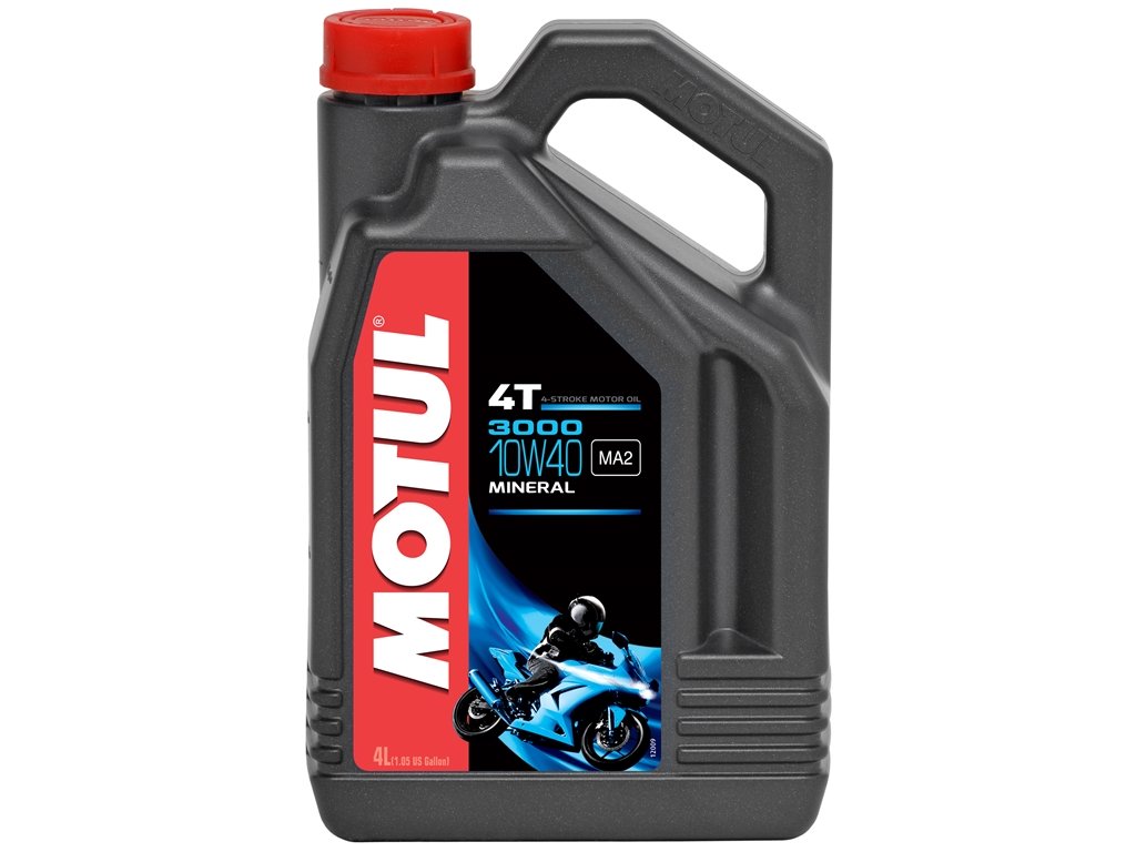 Motul 3000 4T 10W40 Mineralisches Motorenöl 4 Liter von Motul