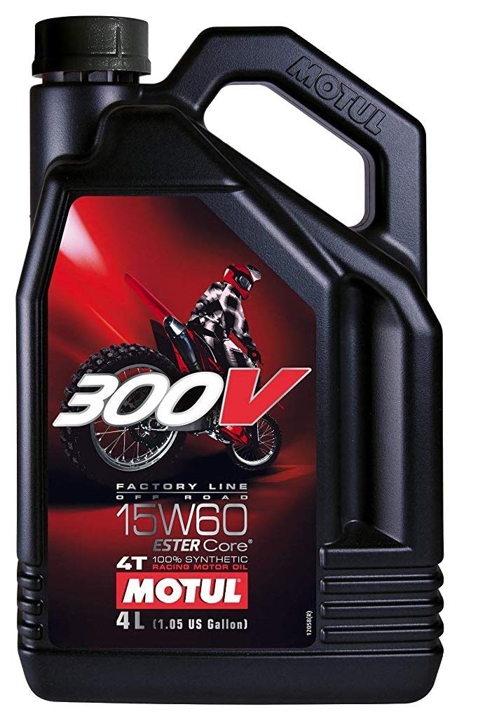 MOTUL 300 V 4T 4-TAKT Factory Line Ester Core Motoröl ÖL 15W60 Motorrad 4 Liter von Motul