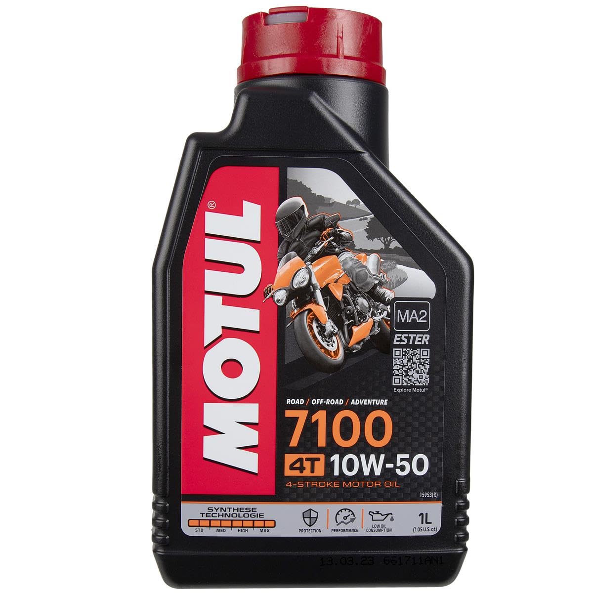 Motul 7100 4T 10W-50 1L, 104097, Neutral von Motul