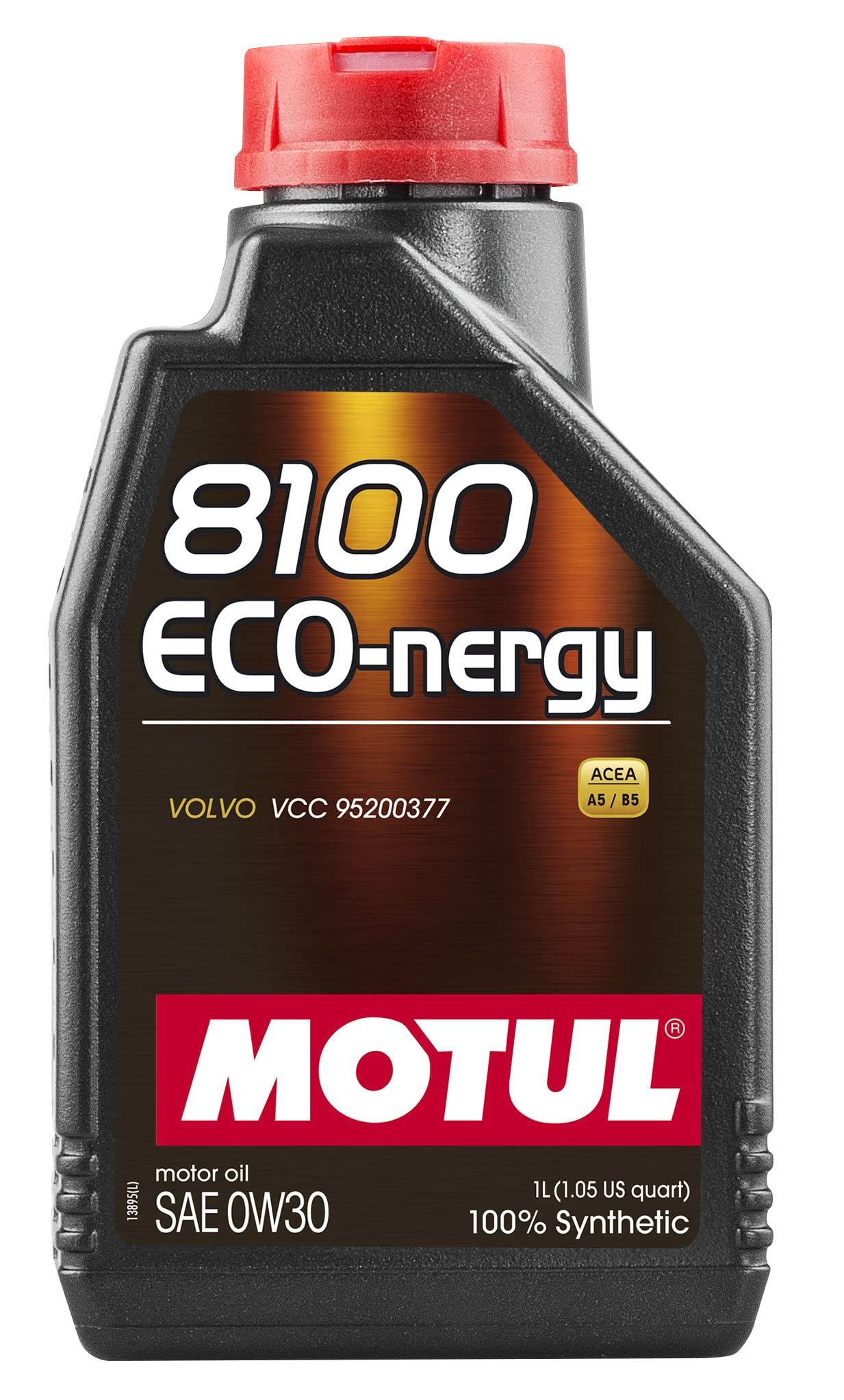 Motul 8100 Eco-nergy 0W-30 1L, Brown, Case of 12, 102793 von Motul