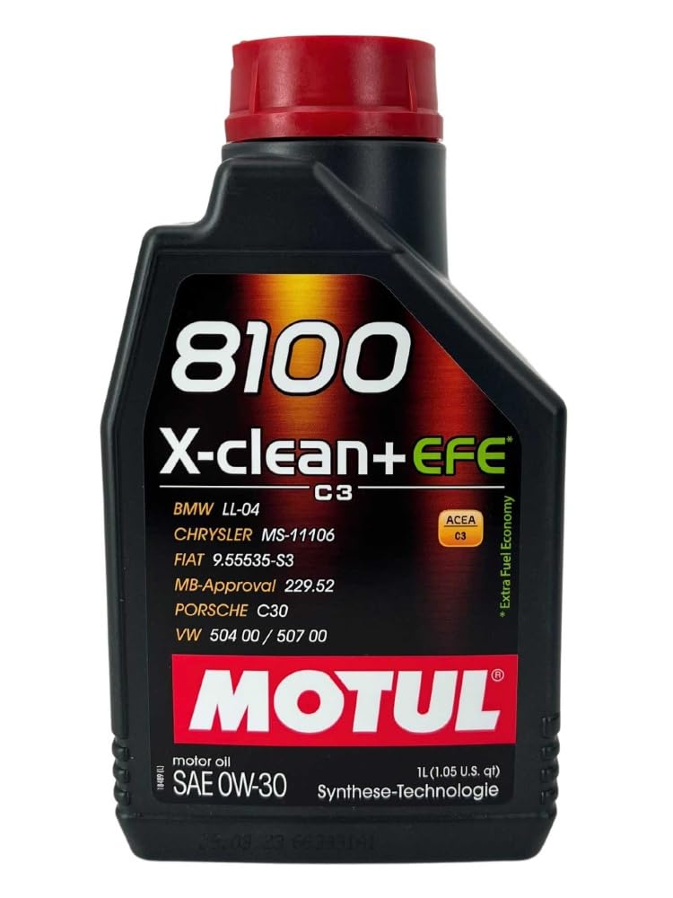 MOTUL 1 L 8100 X-CLEAN + EFE 0W-30 111676 von Motul