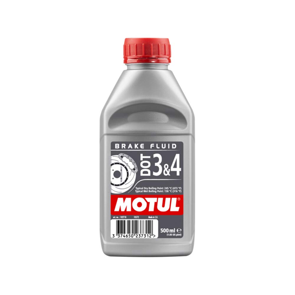 Motul Bremsflüssigkeit Dot 3 & 4 Brake Fluid 102718 500Ml von Motul