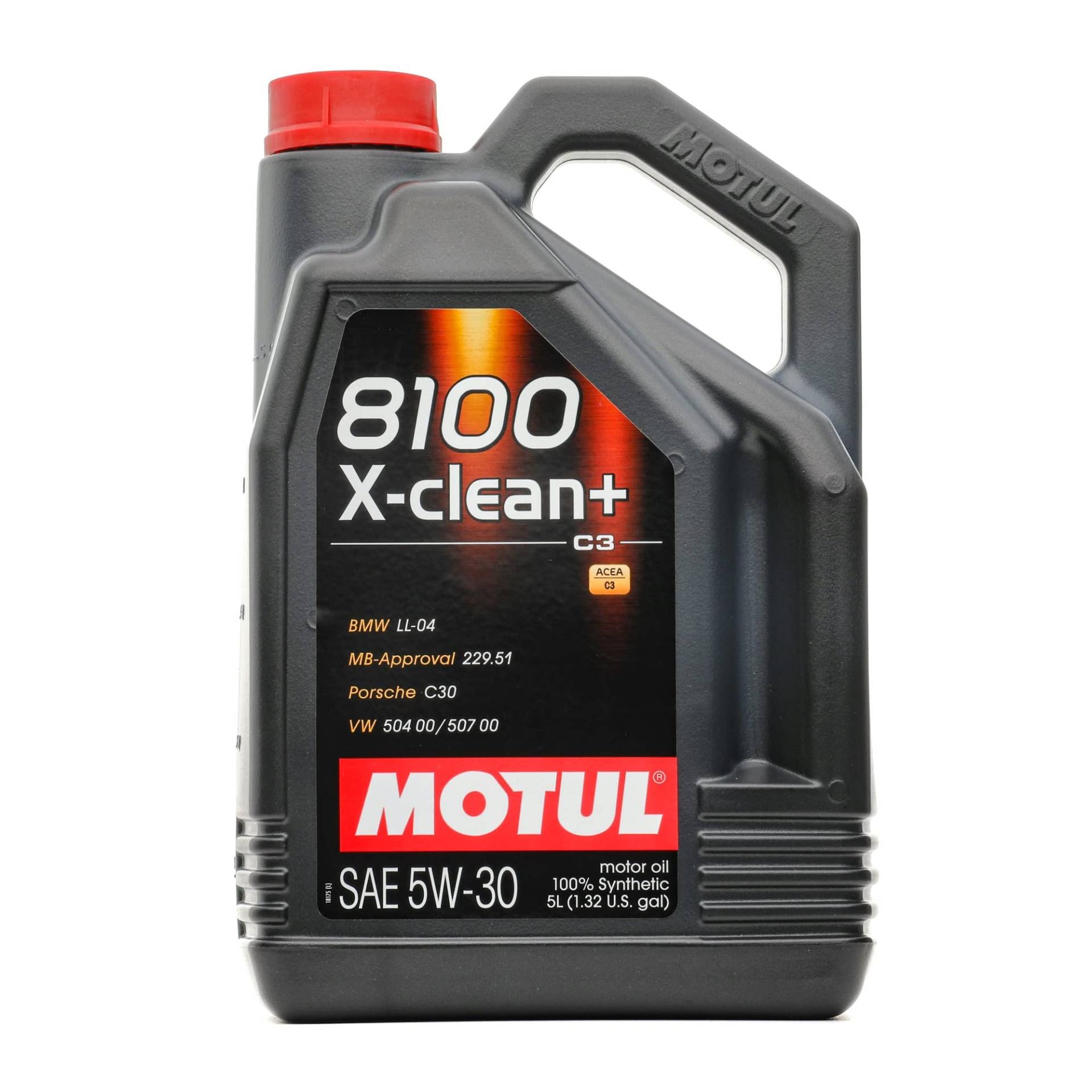 Motul Deutschland GmbH Motoröl 8100 X-CLEAN + 5W-30 5L von Motul