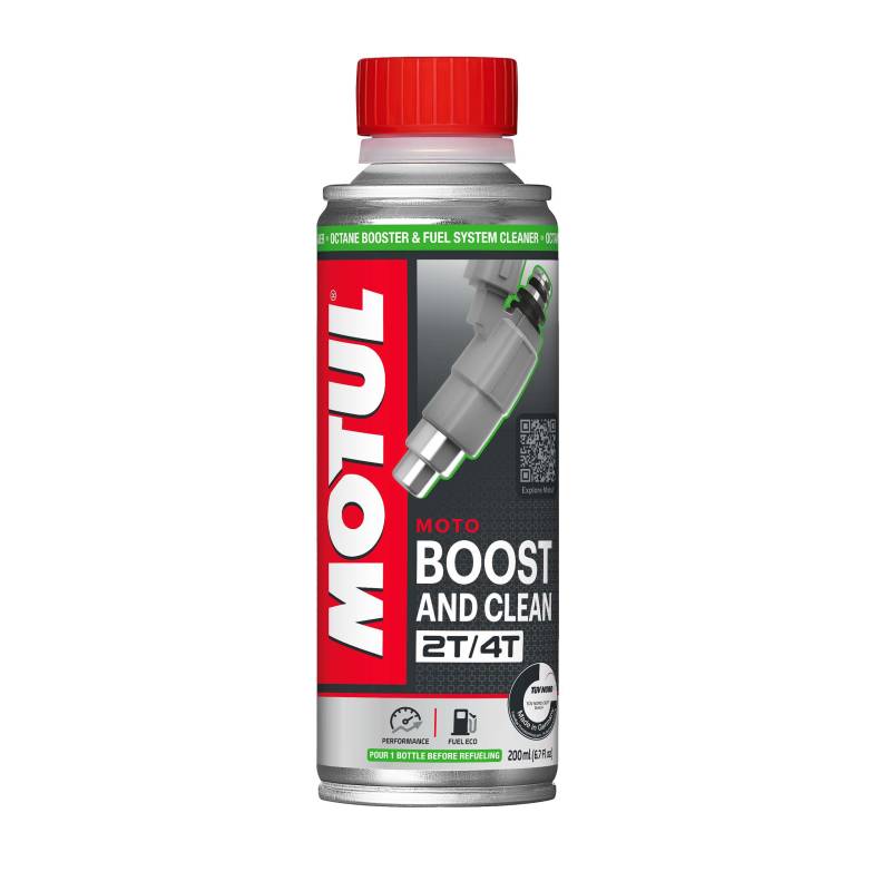 Motul Kraftstoffzusatz Boost and Clean MOTO 200 ml von Motul