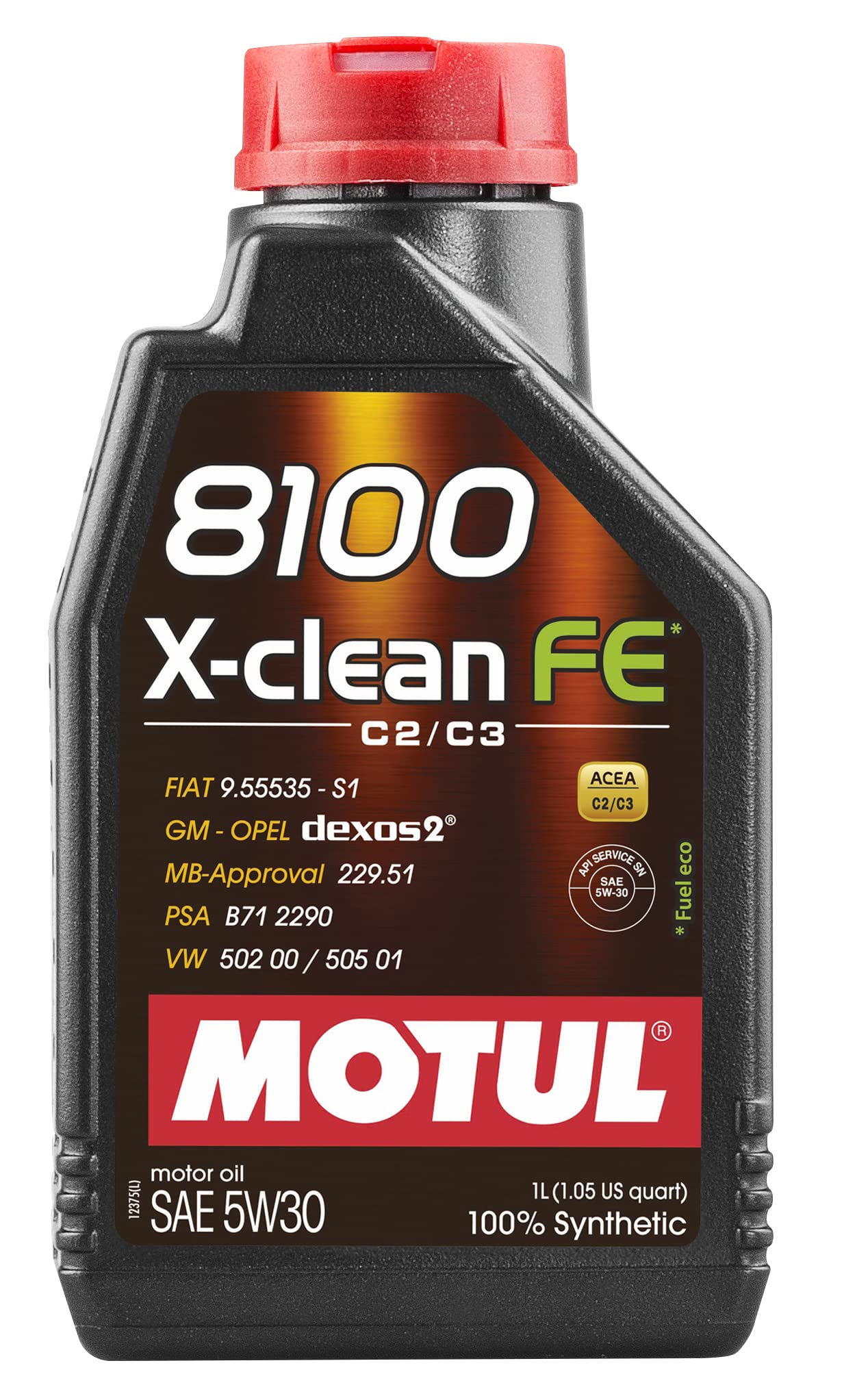 Motul MOTUL-104775 X-Clean FE 5W30 Vollsynthetisches Motorenöl 1 L von Motul