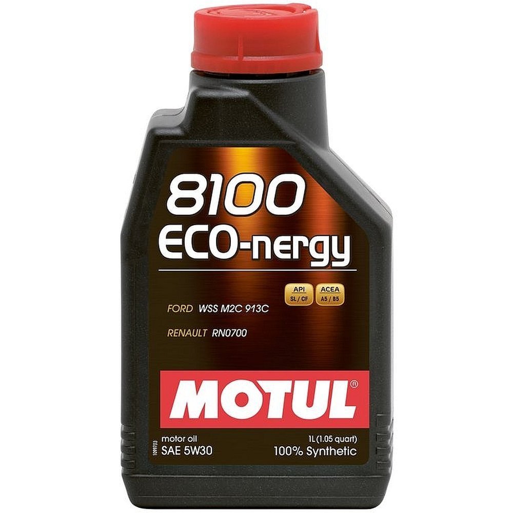 Motul MTL102782 8100 Eco-nergy 5W-30 100 Percent Synthetic Fuel Economy Gasoline and Diesel Lubricant - 1 Liter von Motul