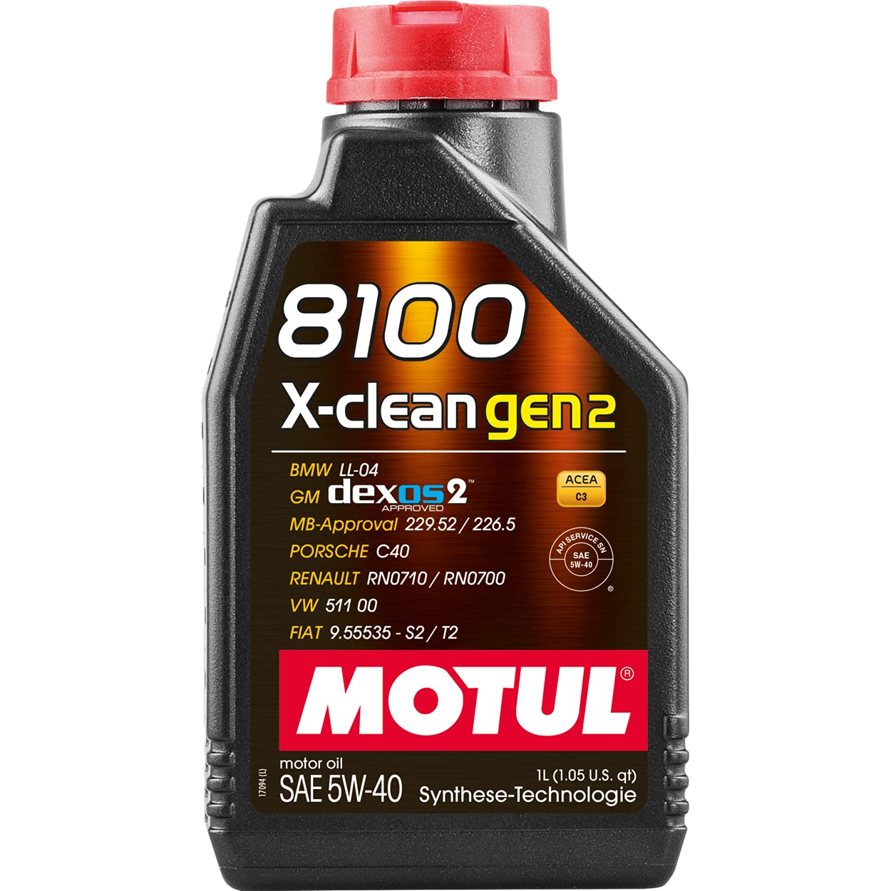 Motul Motorenöl 8100 X-CLEAN GEN2 SAE 5W-40 von Motul