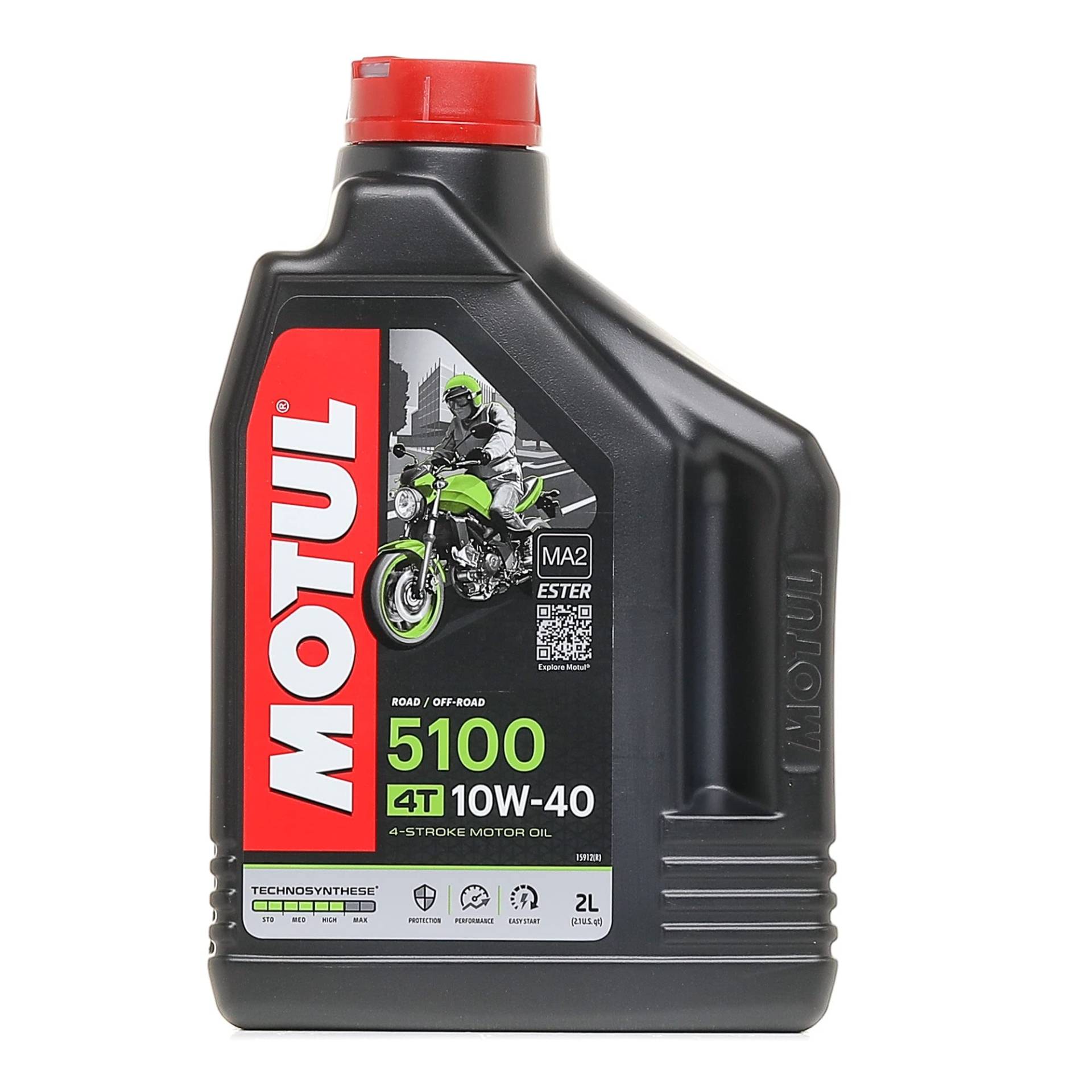 Motul Motoröl 5100 Ester 10W40 4T 4 Takt Motorenöl Motor Oil 2L 104067 von Motul