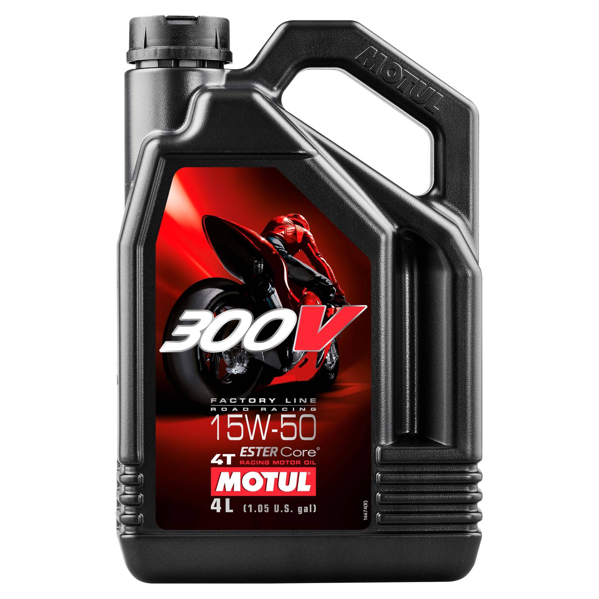 Motul Motoröl vollsynthetisch 300V 4T FL Road Racing 15W50 4 Liter von Motul