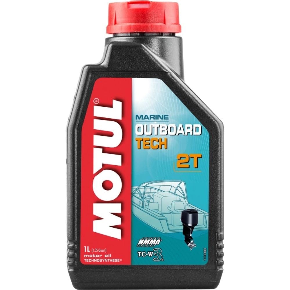 Motul Outboard Tech 2T Motoröl für Außenbordmotoren, 1 l von Motul