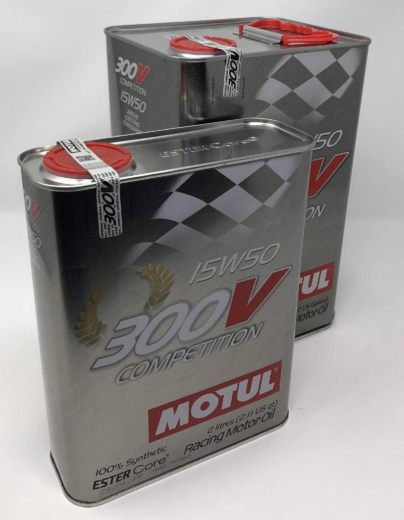 Motul Racing Motoröl 103920 300V Competition 15W-50, Packung 7 Liter von Motul