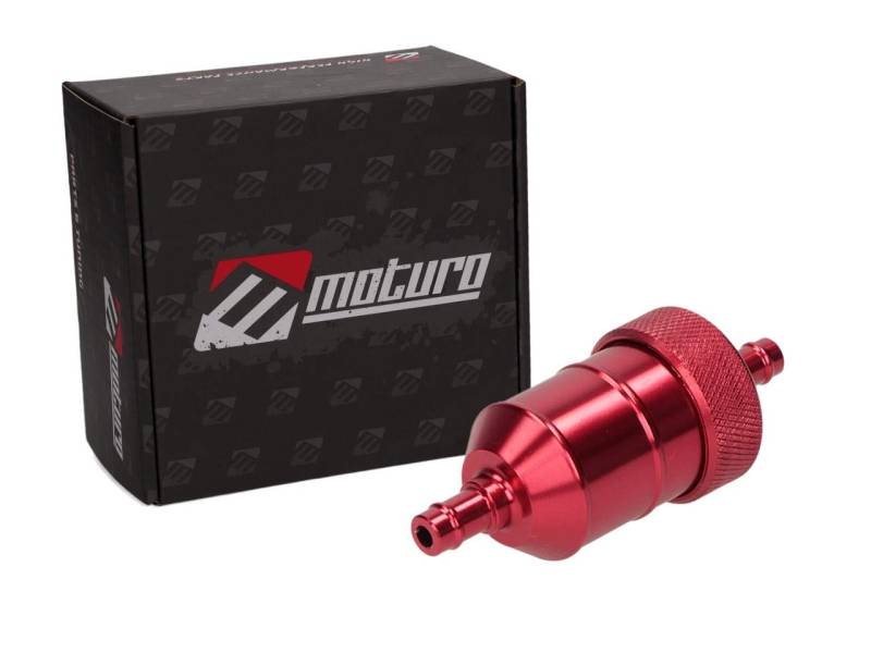 Moturo Benzinfilter alu für Pocket Bike Dirt Bike Scooter und Quad Modelle von Moturo