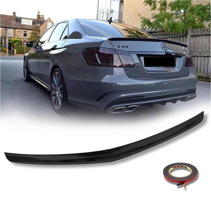 MpTuned MB W212 Heckspoiler schwarz glänzend Kofferraumspoiler für E Klasse W212 2009-2016 Jahr Modelle Performance Tuning Restyling von MpTuned