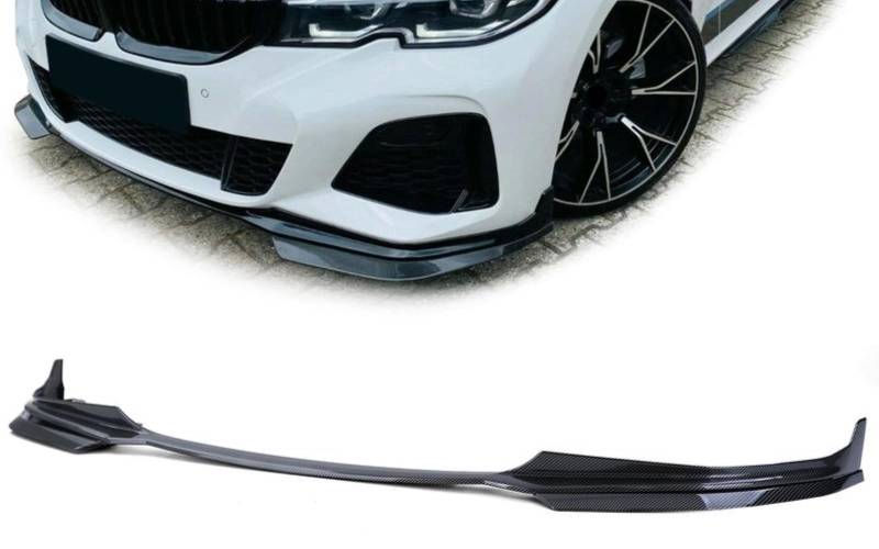 Mptuned BMW G20 G21 Pre-LCI Frontstoßstangenspoiler Carbon Optik für 3er 2019 2020 2021 von MpTuned