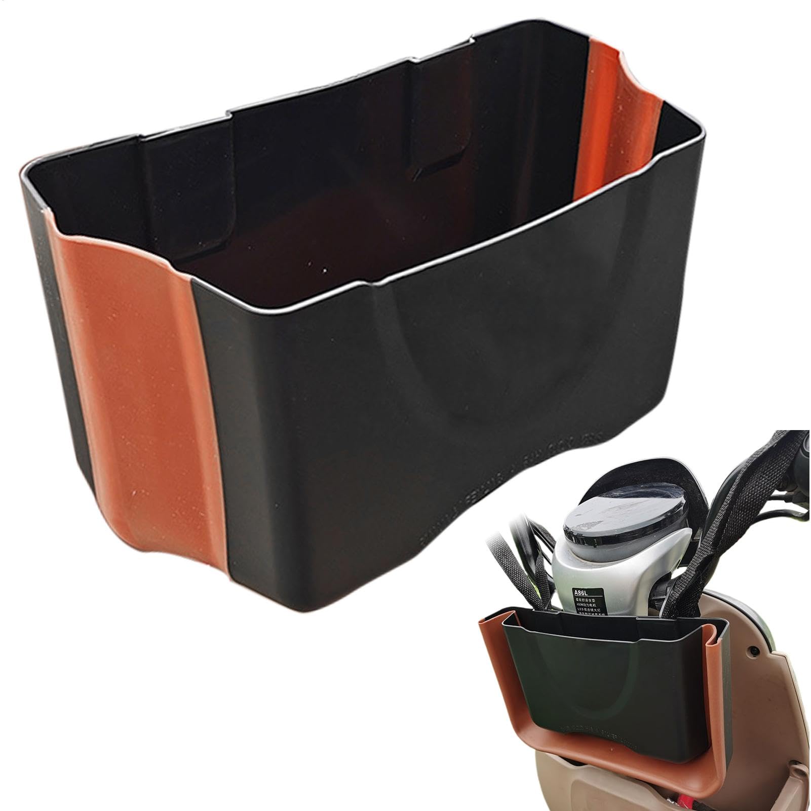 Mppchhn Fahrrad-Lenkertasche, Roller-Lenker-Aufbewahrungstasche - Elektrische Motorrad-Front-Organizer-Tasche,Motorrad-Werkzeug-Tragetasche für Ladegerät, Regenschirme, Handy, Regenmantel von Mppchhn