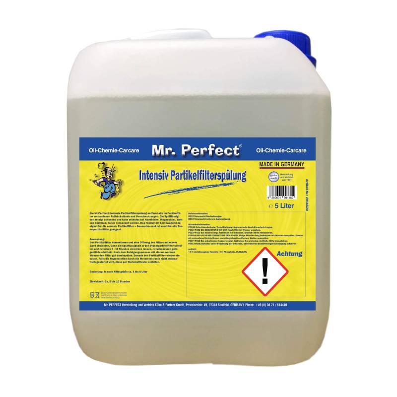 Mr. Perfect® Intensiv Diesel Partikelfilterspülung, 5L - Partikelfilterreiniger für Dieselmotoren von Mr. Perfect