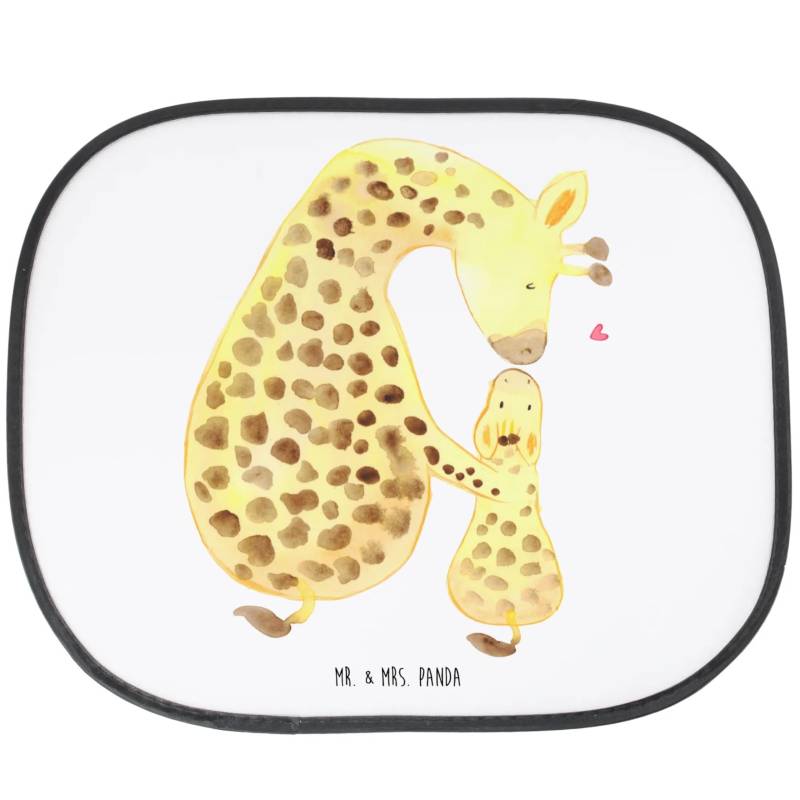 Mr. & Mrs. Panda Auto Sonnenschutz Giraffe Kind - Geschenk, Sonnenschutz Kinder, Sonnenschutz Autoscheibe, Sonnenschutz Baby, Afrika, Wildtiere, von Mr. & Mrs. Panda