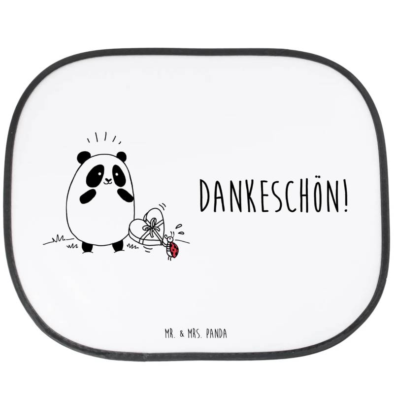 Mr. & Mrs. Panda Auto Sonnenschutz Panda Dankeschön - Geschenk, Sonnenschutz fürs Auto, Sonnenschutz Kinder, Sonnenschutz Auto, Sonnenschutz für von Mr. & Mrs. Panda