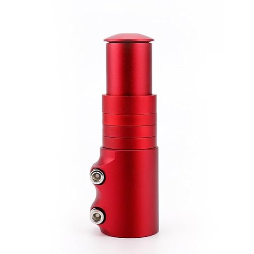 Mrchrogge Mountainbike Gabel Steuerrohr Booster Extender Lenker Booster Lenker Erhöhung Gabel Taps Fahrrad Vorbau Riser Fahrrad Gabel Vorbau Extender Fahrrad Lenker (Rot) von Mrchrogge