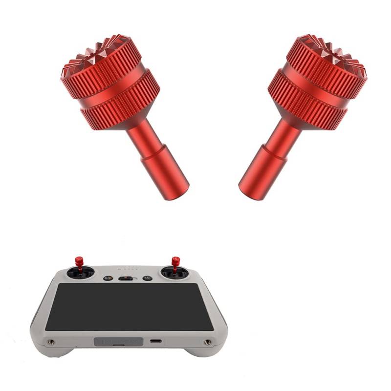 Metall Fernbedienung Joystick Mini 3 Pro RC Controller Daumen Stick Ersatzteil, 1 Paar Fernbedienung Teleskop Rocker Joystick Mini 3 Pro RC rutschfeste Rocker Thumb von Mrisata