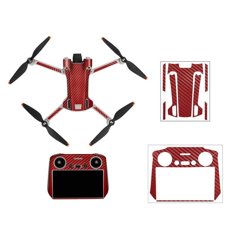 Mini 3 Pro Drohnen Aufkleber Set, Kleber Wasserdichte Skins Sticker Kit kompatibel Mini 3 Pro Drohne kompatibel RC Fernbedienung Dekoration Schutz Zubehör (Stil 10) von Mrisata