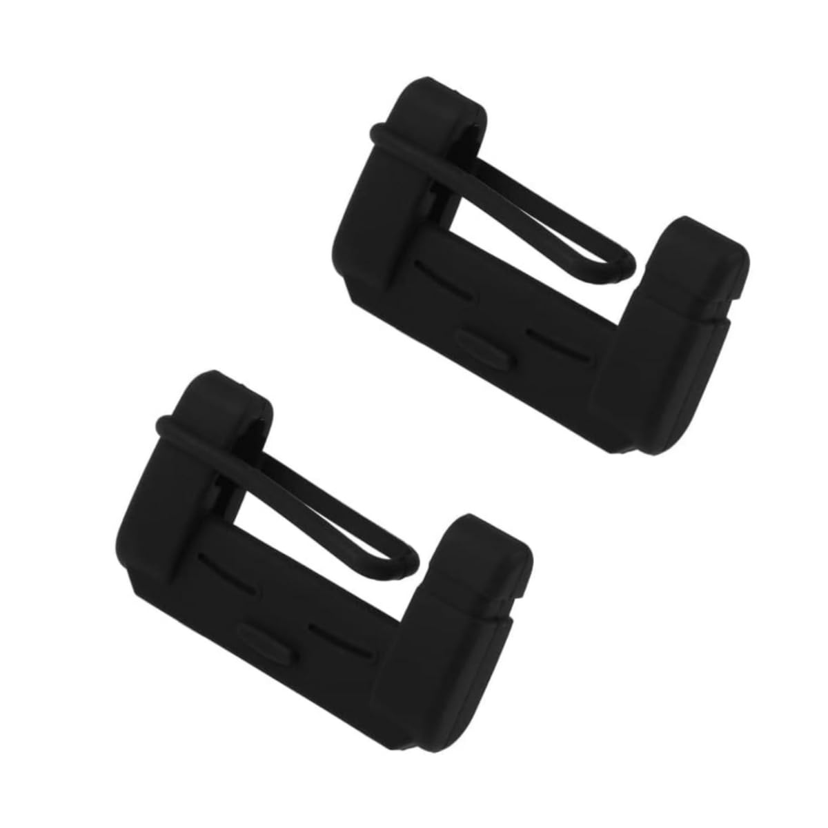 Msagkah 2PCS Silikonhülle für Auto-Sicherheitsgurtschnalle, 2PCS Schutzhülle für Auto-Sicherheitsclip (Schwarz) von Msagkah