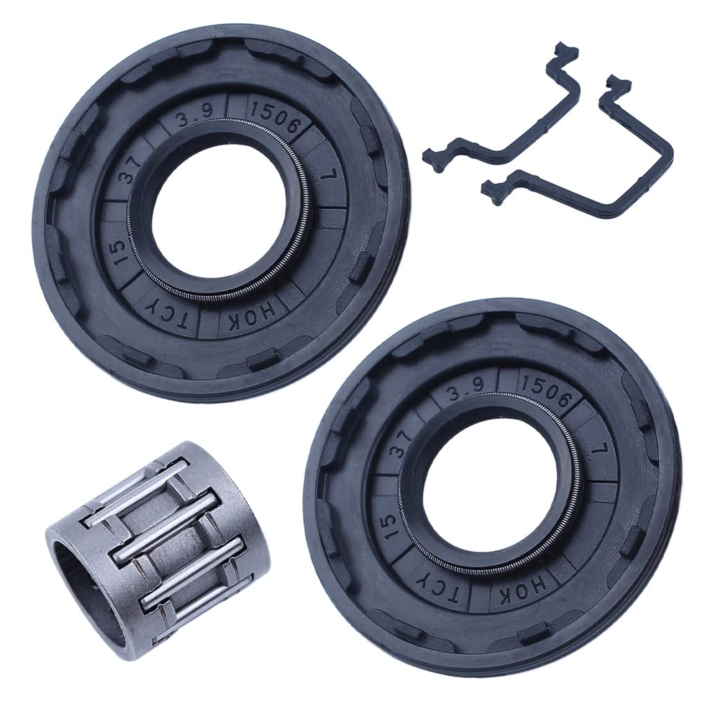 Mtanlo Kurbeldichtungs-Set für Husqvarna 445, 445e, 445 Ii, 450, 450e, 450 Ii, 450 Rancher Kettensäge 544108701, 544109201 von Mtanlo