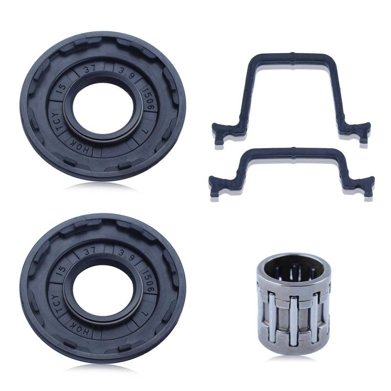 Mtanlo Kurbeldichtungs-Set für Husqvarna 445, 445e, 445 Ii, 450, 450e, 450 Ii, 450 Rancher Kettensäge 544108701, 544109201 von Mtanlo