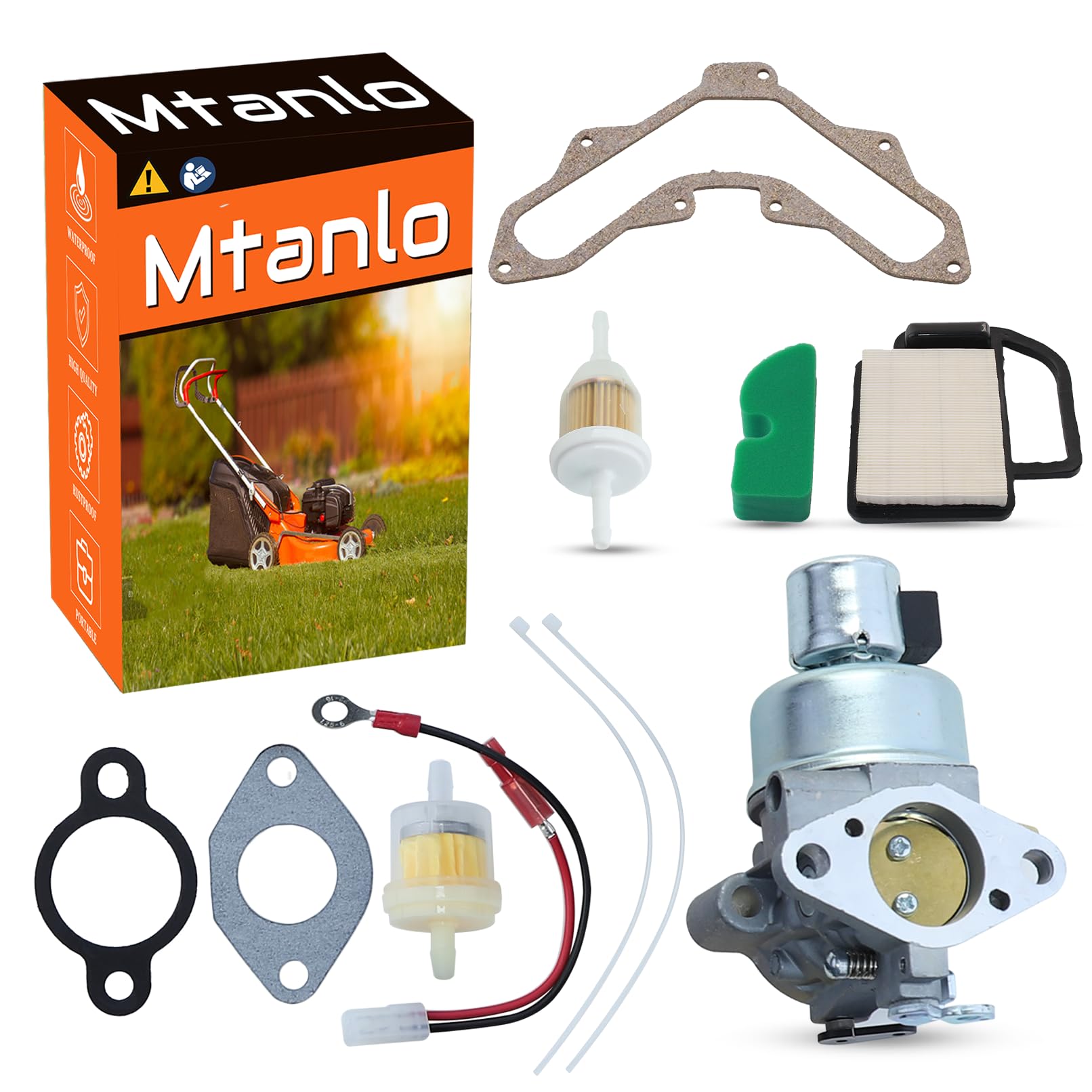 Mtanlo Vergaser für Kohler SV470 SV541 SV590 SV591 SV600S SV601 SV610 SV620 19 HP 20 HP 21HP 22HP Vergaser Kit für Rasentrimmer Ersetzen,mit Luftfilter KL2505022-S Ölfilter #20-853-01-S von Mtanlo