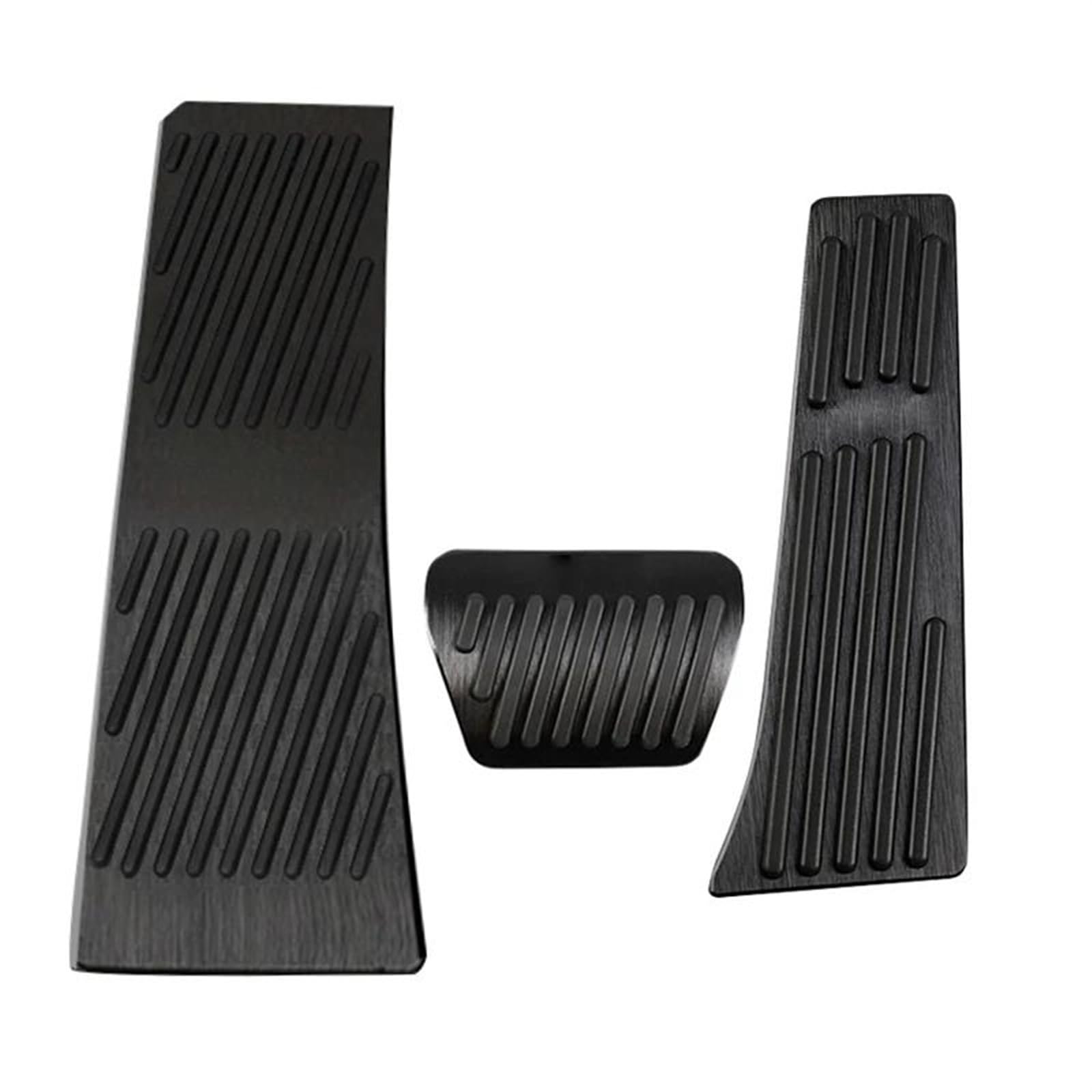 Aluminium Auto Auto Pedale Fuß Beschleuniger Kraftstoff Bremse Rest Pad Platte Abdeckungen Für IX Für IX5 2021 2022 2023 Zubehör Auto Styling Bremspedalabdeckung Bremse Fußplatten(3pcs Black) von Mtuqvma