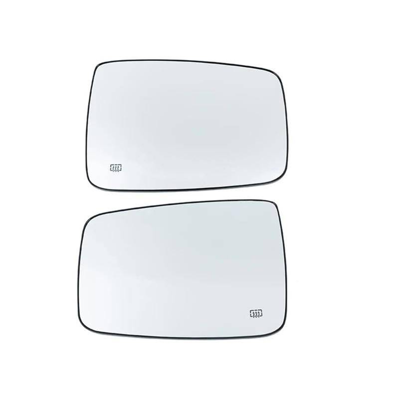 Außenspiegel Für Dodge Für Ram 1500 2500 2009-2019 Auto Beheizte Rückspiegel Flügel Spiegel Glas Außenspiegel Spiegelglas(1 Pair) von Mtuqvma