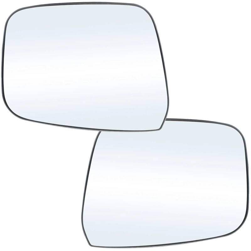 Außenspiegel Für Nissan Für Navara Für Pathfinder R51 2007–2013 Linkes Und Rechtes Außenspiegelglas Beheizt Konvex Außenspiegel Spiegelglas(Pair) von Mtuqvma