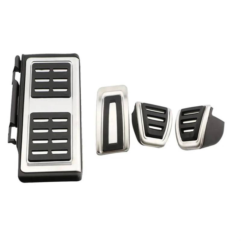 Auto Fußpedale Für SEAT Für Leon Für Cupra Für Leon Für Mk4 KL1 KL8 2020-2022 Edelstahl Gas Bremse Restfoot Pedal Pad Protector Bremspedalabdeckung Bremse Fußplatten(4 pcs) von Mtuqvma