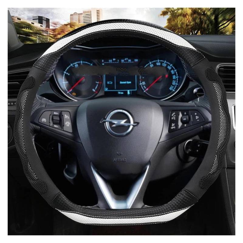 Auto Lenkradbezug Für Opel Für Astra (K) Für Corsa (E) Karl 2014-2022 Für Crossland X Für Grandland X Für Insignia 2017-2022 Auto Lenkrad Abdeckung Auto Teile Lenkrad Bezug(U) von Mtuqvma