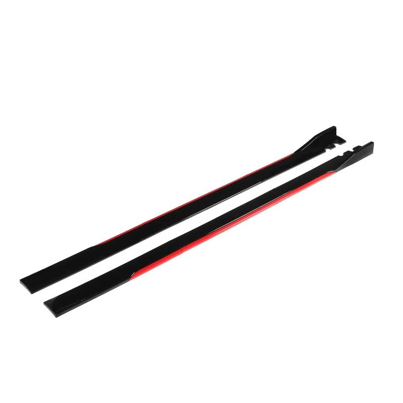 Auto Seitenschweller Für 1 2 3 4 5 Serie Für E46 E90 Für F10 F20 F21 F30 Für G20 G30 2,2 M 86,6 "/2 M 78,7" Seite Rock Winglet Schürze Auto Seitenschürze(78.7in Black Red) von Mtuqvma