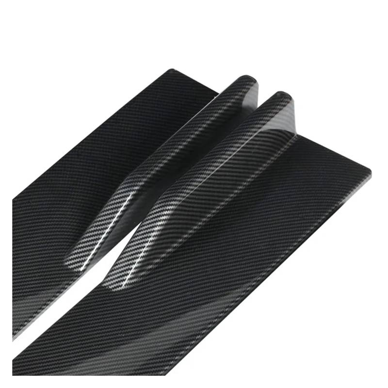 Auto Seitenschweller Für Chevrolet Für Camaro Für SS 78,7 "/86,6" Universal Seitenschweller Verlängerung Rocker Panels Lip Splitter Auto Seitenschürze(86.6in Carbon Look) von Mtuqvma