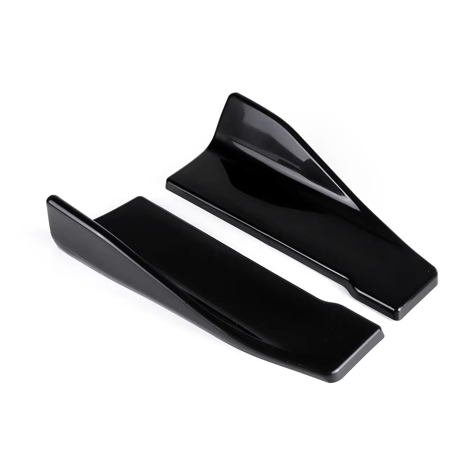 Auto Seitenschweller Für E80 E81 E82 E87 E90 E91 E92 E93 Für G20 G30 35 Cm Universal Seite Rock Verlängerung Hinten Splitter Winglet Schürzen Auto Seitenschürze(Schwarz) von Mtuqvma