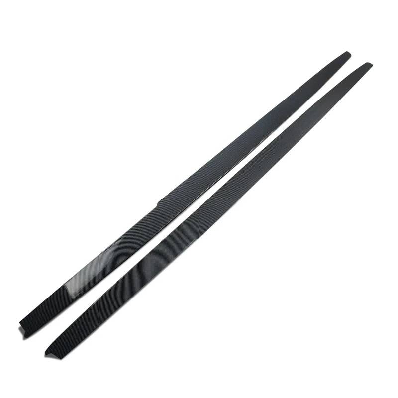 Auto Seitenschweller Für F10 Für 528i 2011-2016 2X Carbon Look ABS Seitenschweller Panel Verlängerungslippe Auto Seitenschürze von Mtuqvma