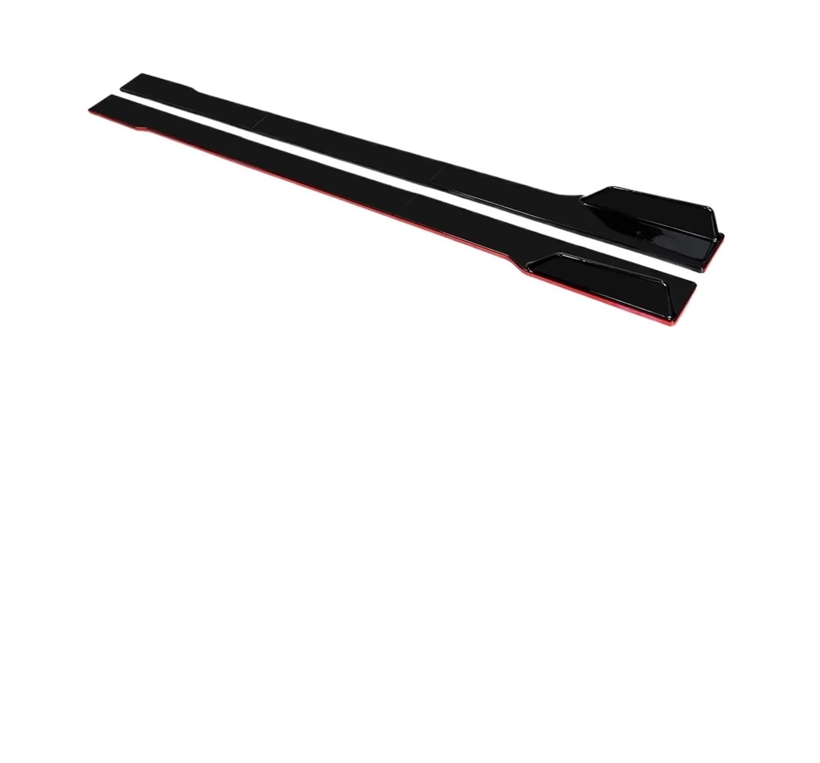 Auto Seitenschweller Für Fusion Für Focus 2015-2021 78,7 "Seite Rock Splitter Spoiler Lip Rocker Panel Extensions Body Kit Auto Seitenschürze(Black with Red side) von Mtuqvma