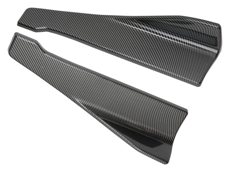 Auto Seitenschweller Für Infiniti Für Q50 Für Q60 Für Q70 2005-2022 Auto Hinten Lip Röcke Flossen Spoiler Canards Diffusor Seite Kotflügel Auto Seitenschürze(Carbon Fiber) von Mtuqvma