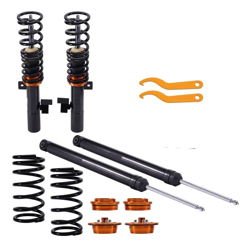 Auto-Stoßdämpfer Für Ford Für Focus MK2 2,5 ST ST 225 2005-2012 Spule Federn Über Strut Gewindefahrwerk Gewindefahrwerk Schock Senken Kit Federbein Satz von Mtuqvma