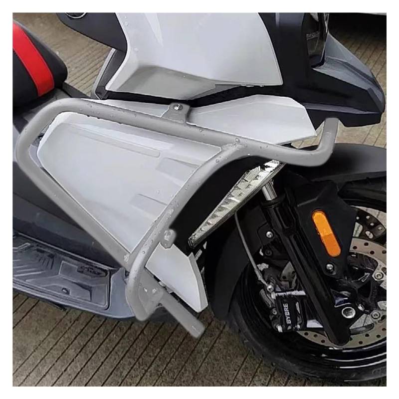 Auto Türgriff Außengriff Für C400X C 400X 2019 2020 2021 2022 2023 C400 X Motorrad Crash Bar Hignway Motor Schutz Stunt Käfig Stoßfänger Vorne Seite Rahmen Protector Auto Außentürgriff Kappen(Silber) von Mtuqvma