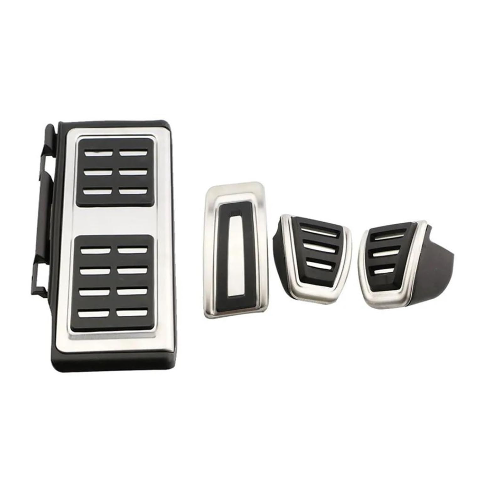 Bremse Pedalkappen Für Skoda Für Kodiaq Für Rapid Für Octavia 5E 5F Für A7 2014-2023 Edelstahl Pedal Abdeckung Bremse Fußplatten(MT with Rest) von Mtuqvma