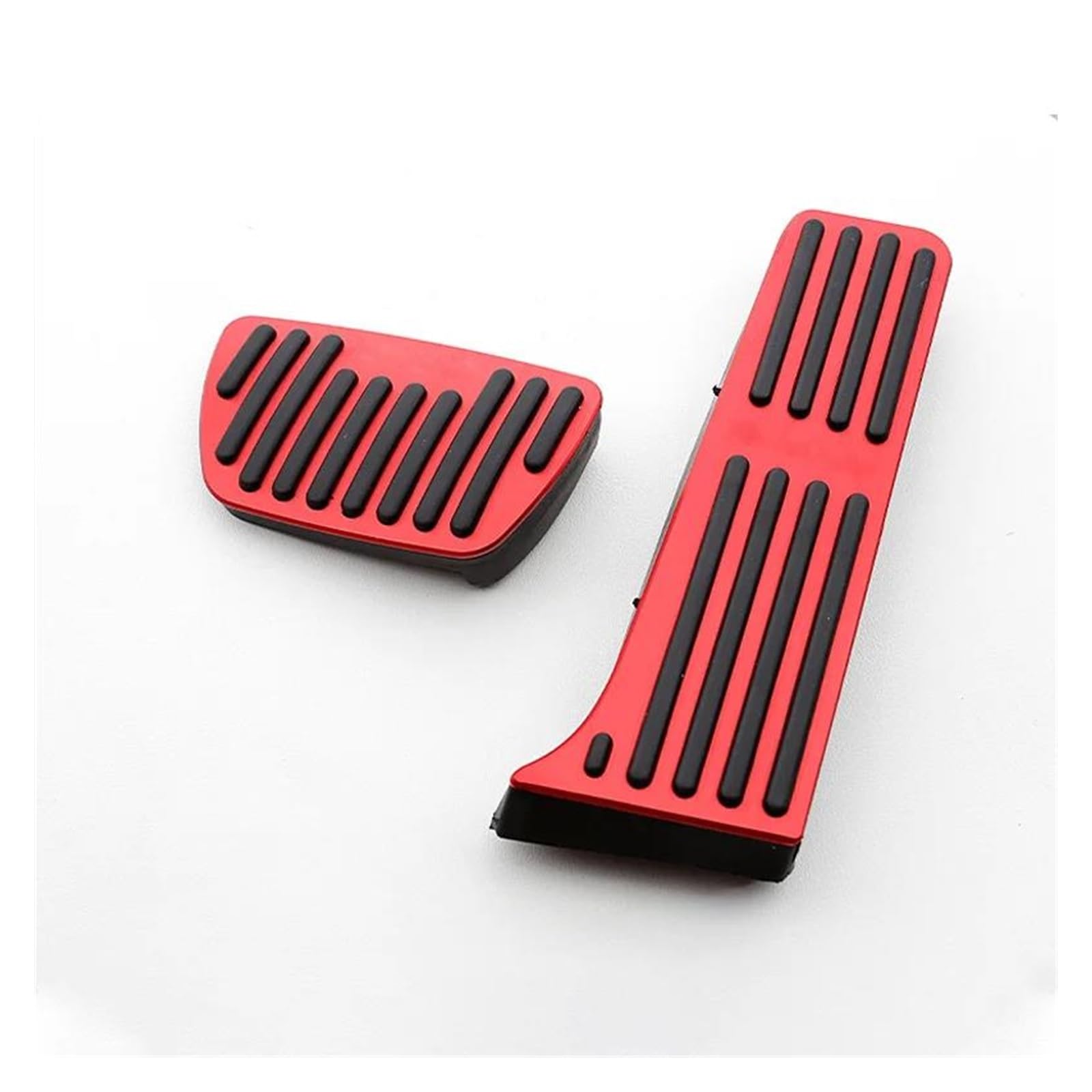 Bremse Pedalkappen Für Toyota Für RAV4 XA50 2019 2020-2023 Für RAV 4 Hybrid Auto Accelerator Gas Bremspedale Fußstütze Pedal Abdeckung Nicht-Slip Pads Bremse Fußplatten(2pcs Red) von Mtuqvma