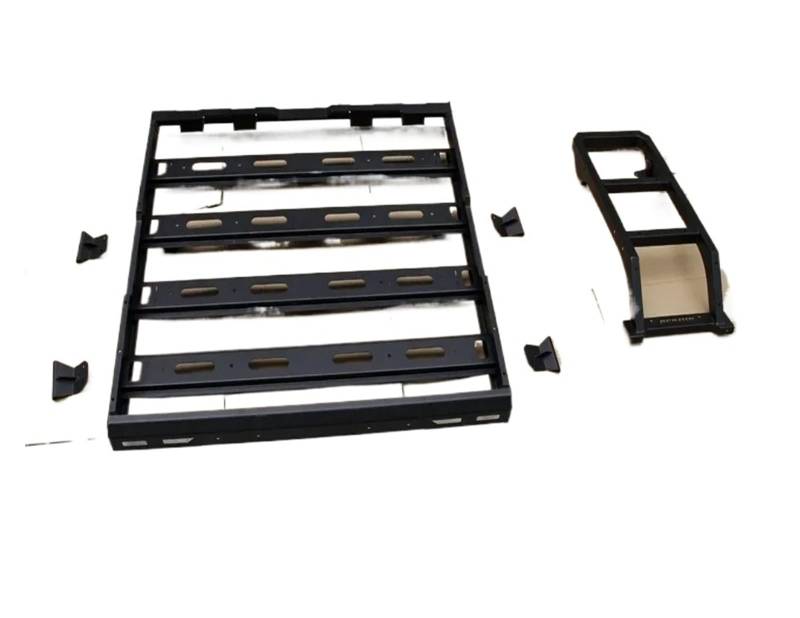 Dachträger Für Ford Für Bronco 2021-2024 Dachgepäckträger Schiene Gepäck Querträger Boxen Leiter Trittleiter Dachreling Dachträger(Ladder Boxes) von Mtuqvma